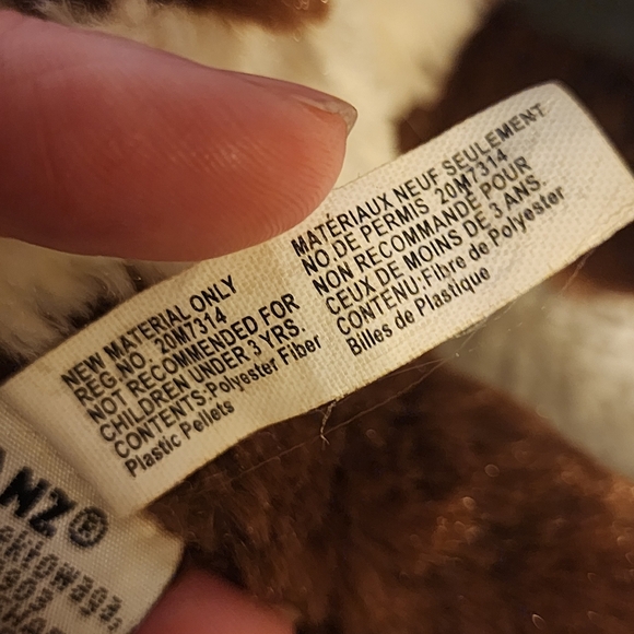 Ganz Webkinz Brown Reindeer Moose Plush Stuffed Animal Collectible Small EUC - Picture 5 of 6